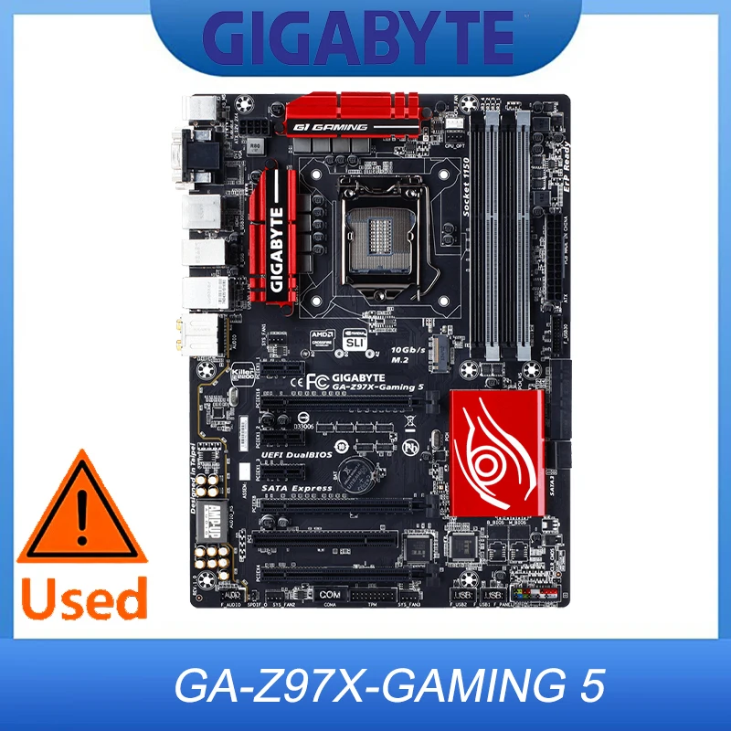 

Gigabyte GA-Z97X-GAMING 7 LGA 1150 Z97 Gaming Audio Networking ATX Motherboard