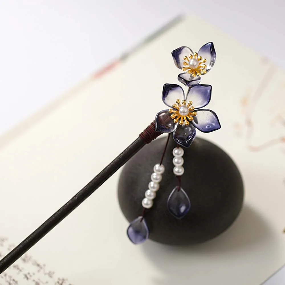 Hair Making Hair Accessories Wooden Feminine Chinese Traditional Hair Chopsticks Hair fork Hanfu Hairpin Hair Stick