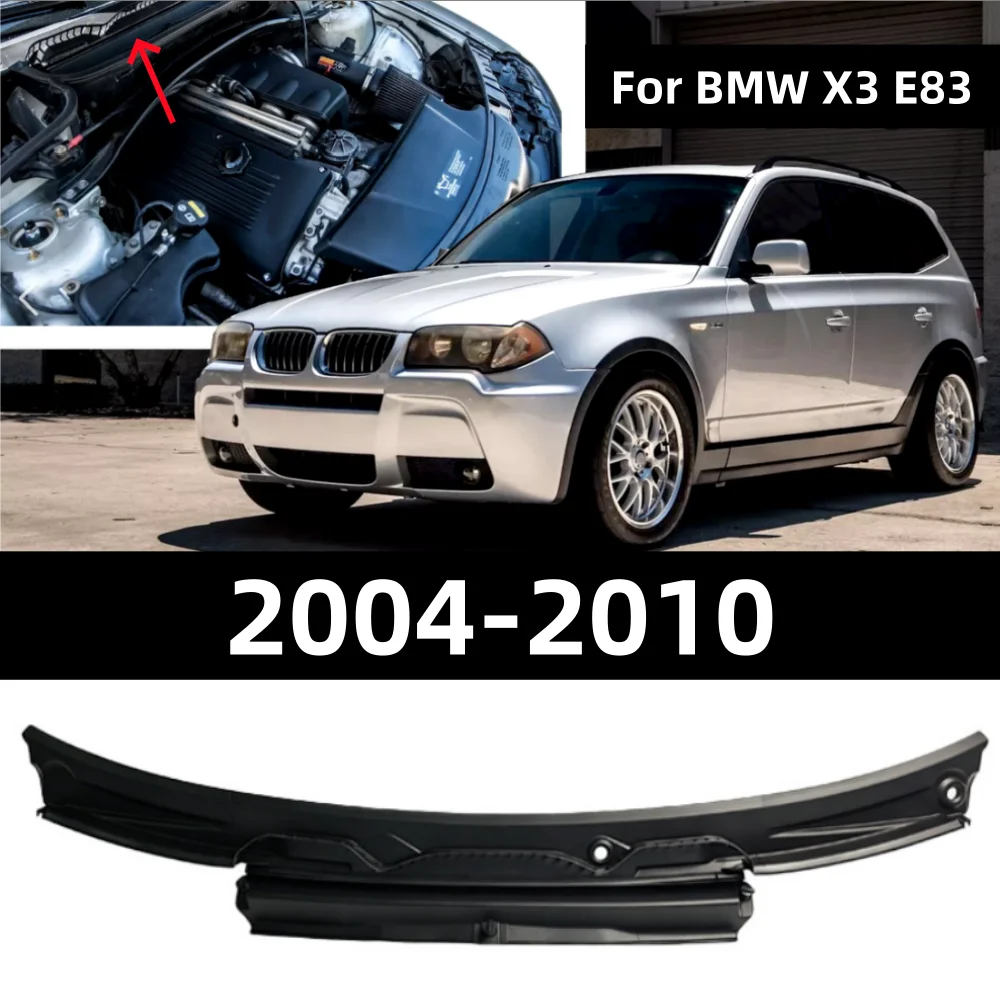 For BMW X3 E83 2004-2010 Front windshield wiper deflector (51713401811)