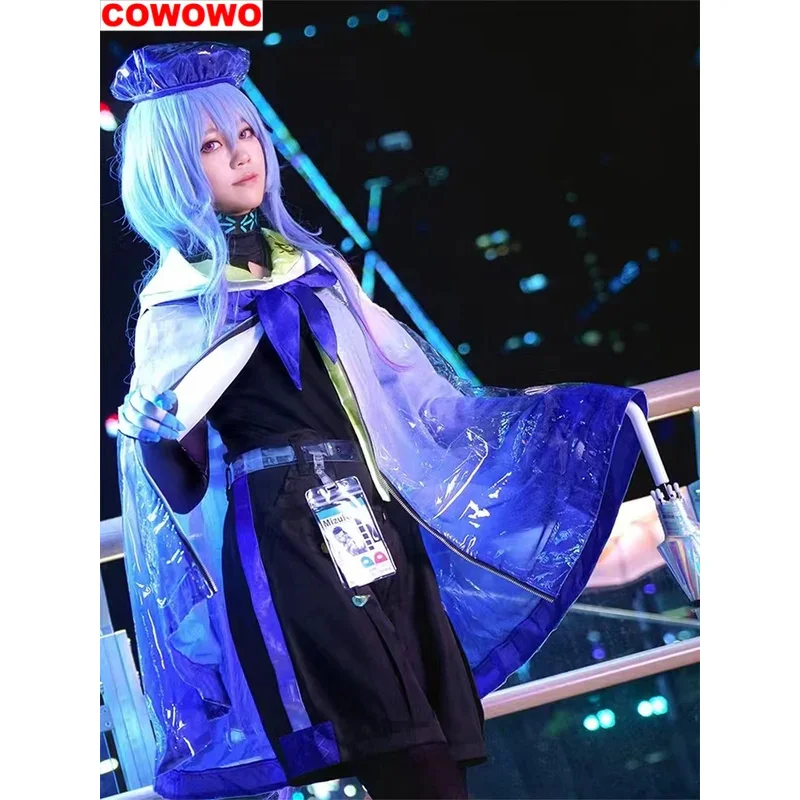 2025 11 Arknights Mizuki Wig Shoe Umbrella Women Men Cosplay Costume Cos Game Anime Party Uniform Hallowen Play Role Clothes Clo
