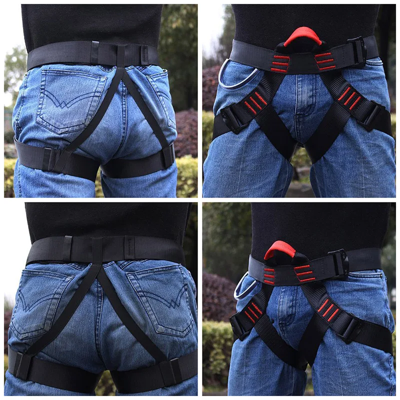 

Climbing Safety Belt Protection Waist Belt Wear-resistant Mountaineering Outdoor Climbing Downhill Climbing Fall Protection