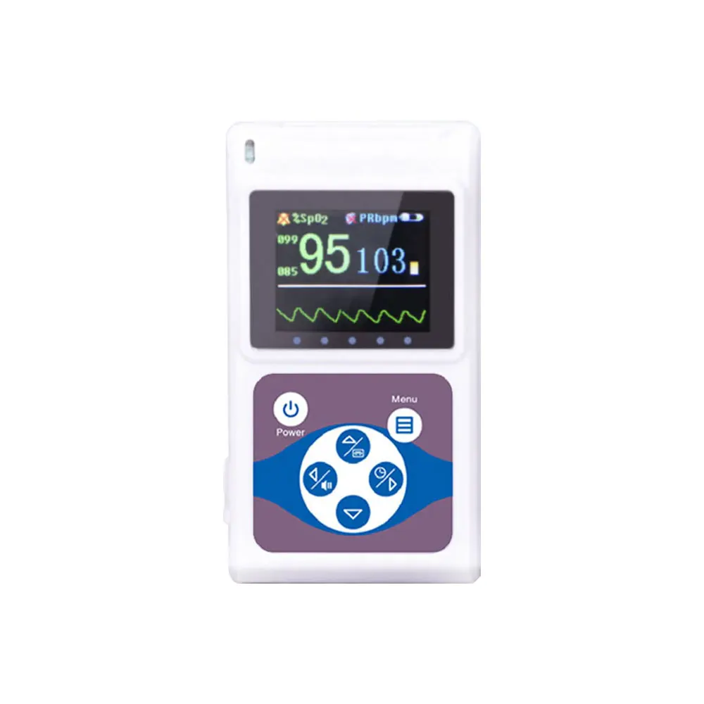 

Color screen display CONTEC CMS60D-VET veterinary pulse oximeter for dog