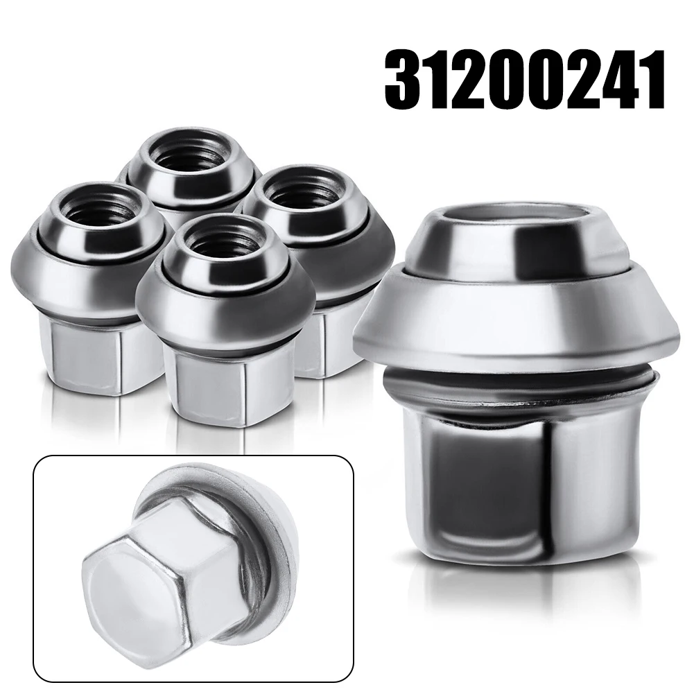 Brand New Chrome Wheel Nuts Car Accessories For Volvo Metal Silver C30/C70 II/ S40 II/V40/V50 Chrome Wheel Nuts