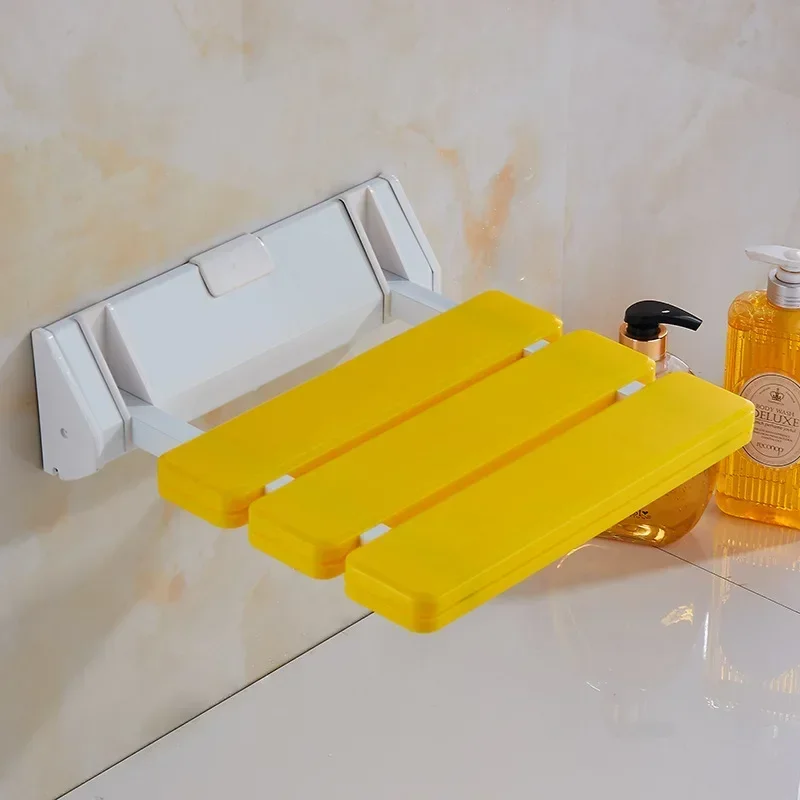 

Folding Shower Seat Bathroom Wall Stool Wall Mounted Shower Seats Bathroom Folding Stool Barrier-free Bathing Chair
