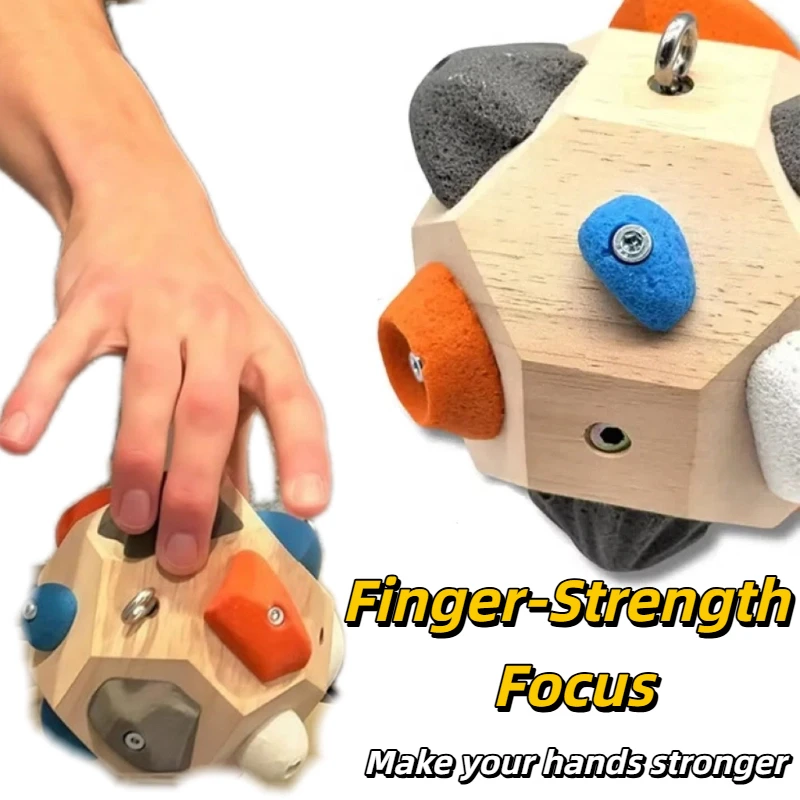 Handcrafted Boulder Block Climbing Holds Strength Training Tool for Grip Power & Precision Functional Fitness Fit Climbing