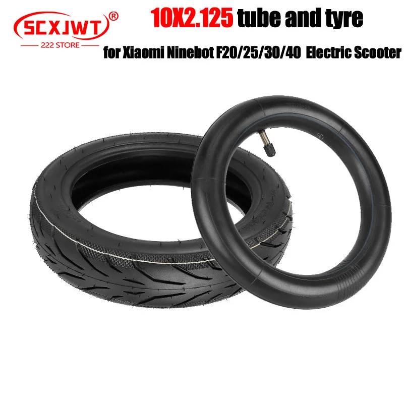 10x2.125 Tire for Xiaomi Ninebot F20/25/30/40 Series Electric Scooter Front and Rear Wheel 10 Inch Inner Outer Tyre