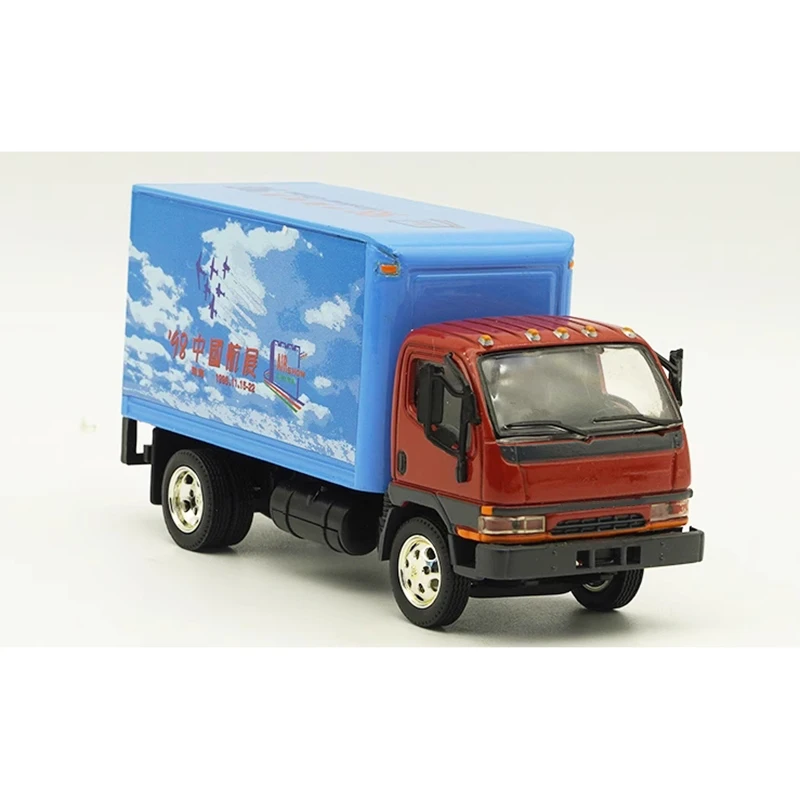 Diecast 1:53 Scale FUSO Light Truck Van Alloy Car Model Finished Product Simulation Toy Gift Display Souvenir