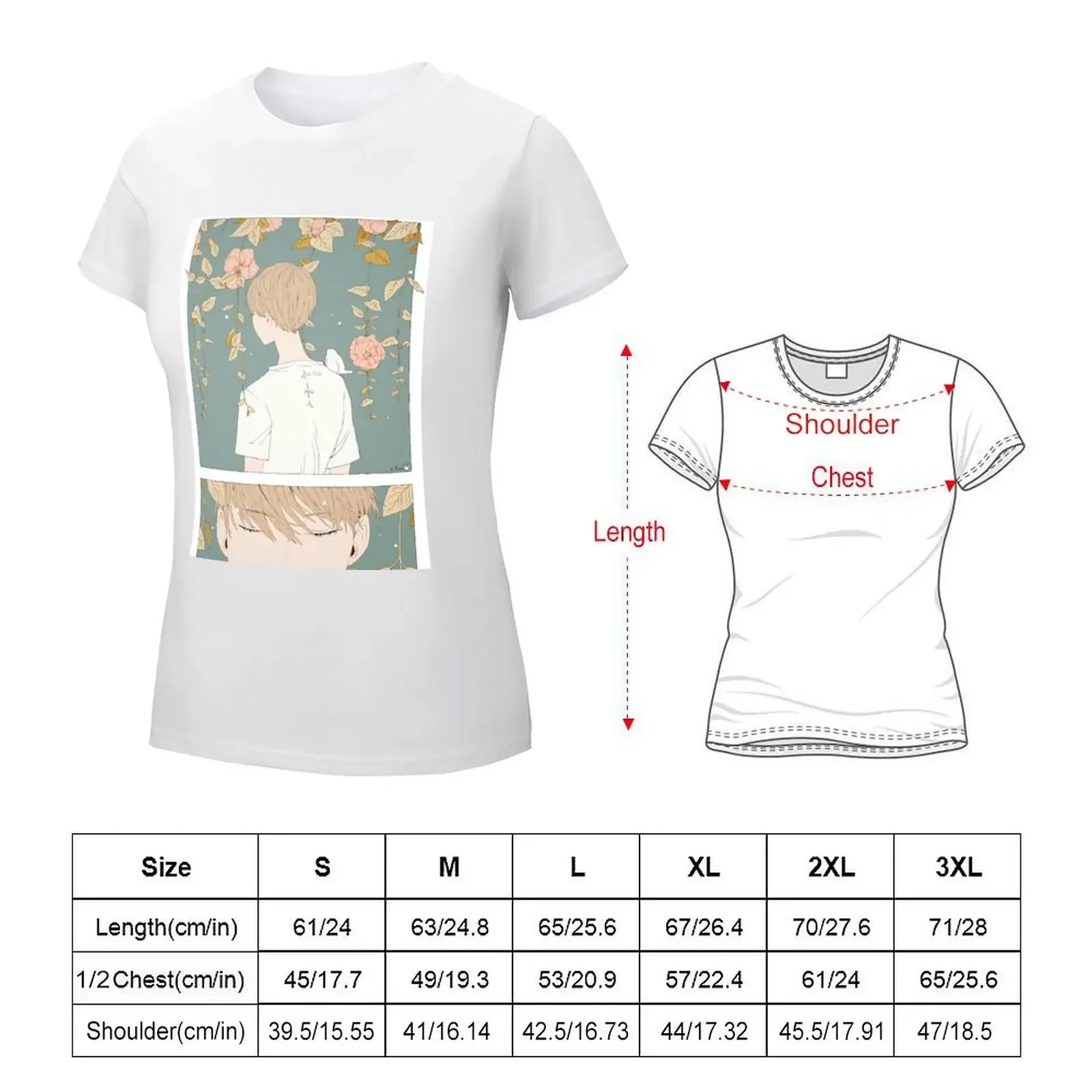 listen. T-shirt tees plus size tops kawaii clothes Womens graphic t shirts