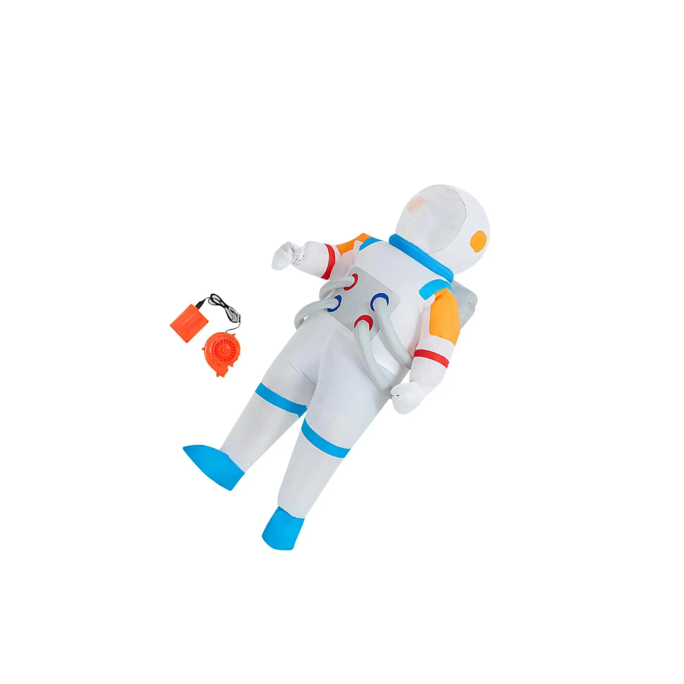 Adult Kids Inflatable Astronaut Costume Halloween Party Cosplay Cartoon Suit 120cm-140cm