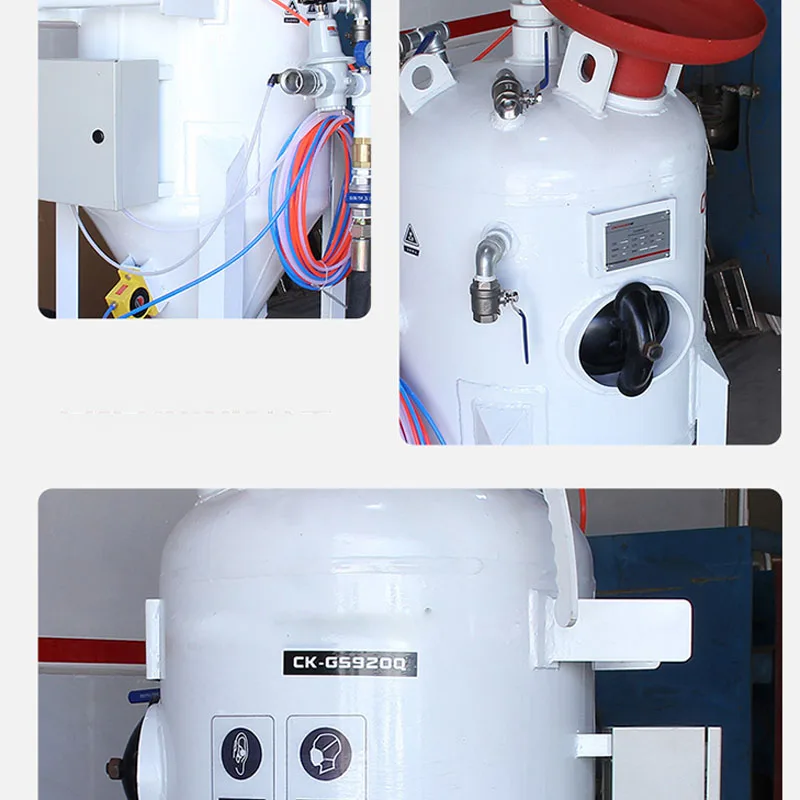 Mobile Small High-pressure Sandblasting Machine Sandblasting Tank Manual Derusting Water Sandblasting Equipment Accessories