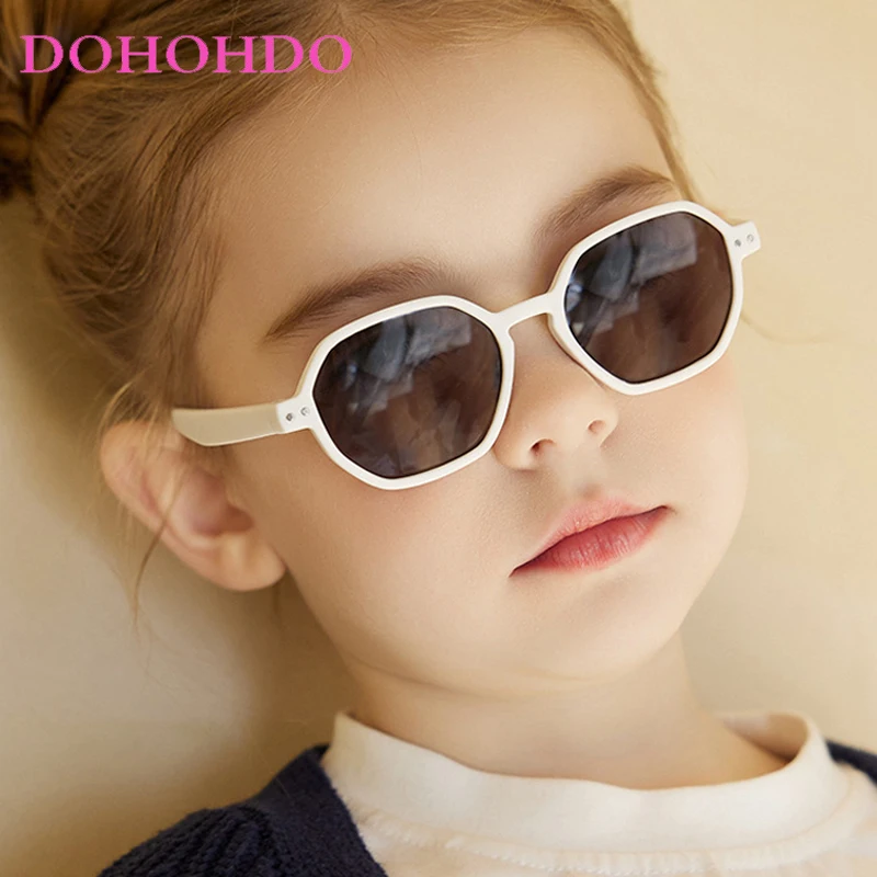 

Children Sunglasses With Strap Polarized Polygon UV400 For Infant Toddler Boys Girls Age 0-36 Months Silicone Flexible Sunglasse