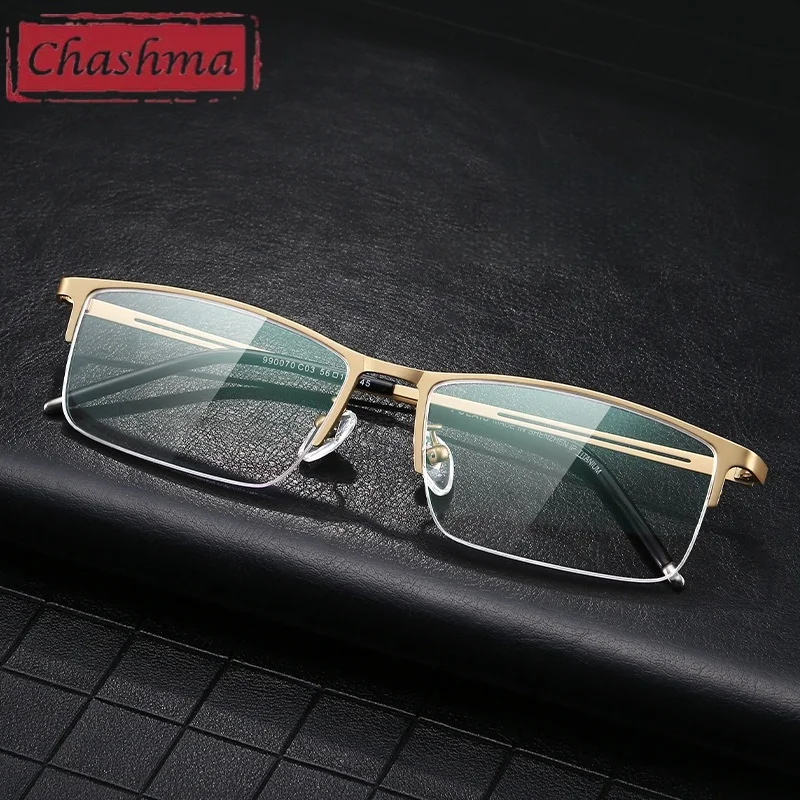 Top Quality Titanium Frame Men Prescription Eyewear Light Anti Blue Ray Glasses Eyewear for Men