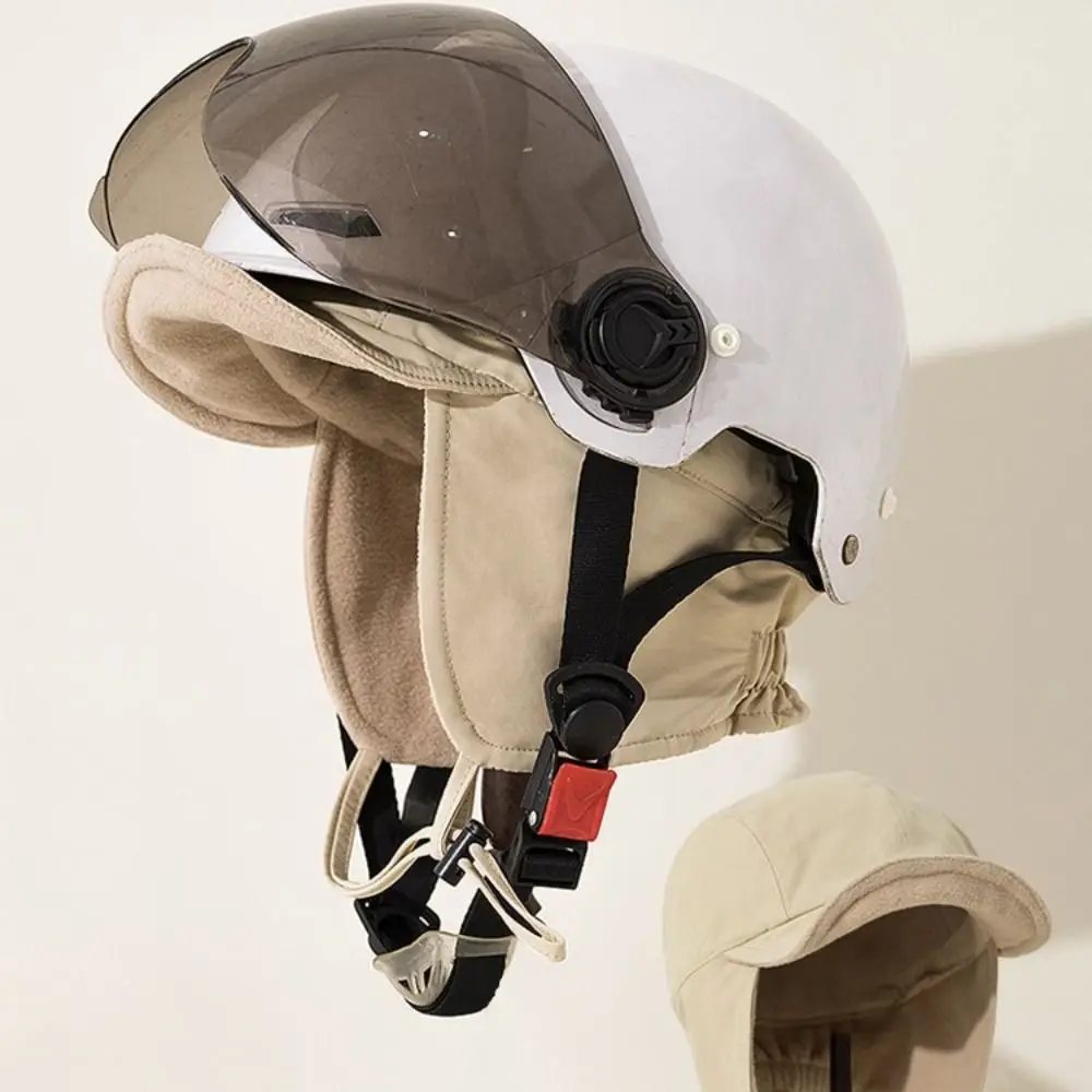 

Японская зимняя шапка-ушанка с защитой для ушей, ветрозащитная, теплая, однотонная, бархатная, для активного отдыха