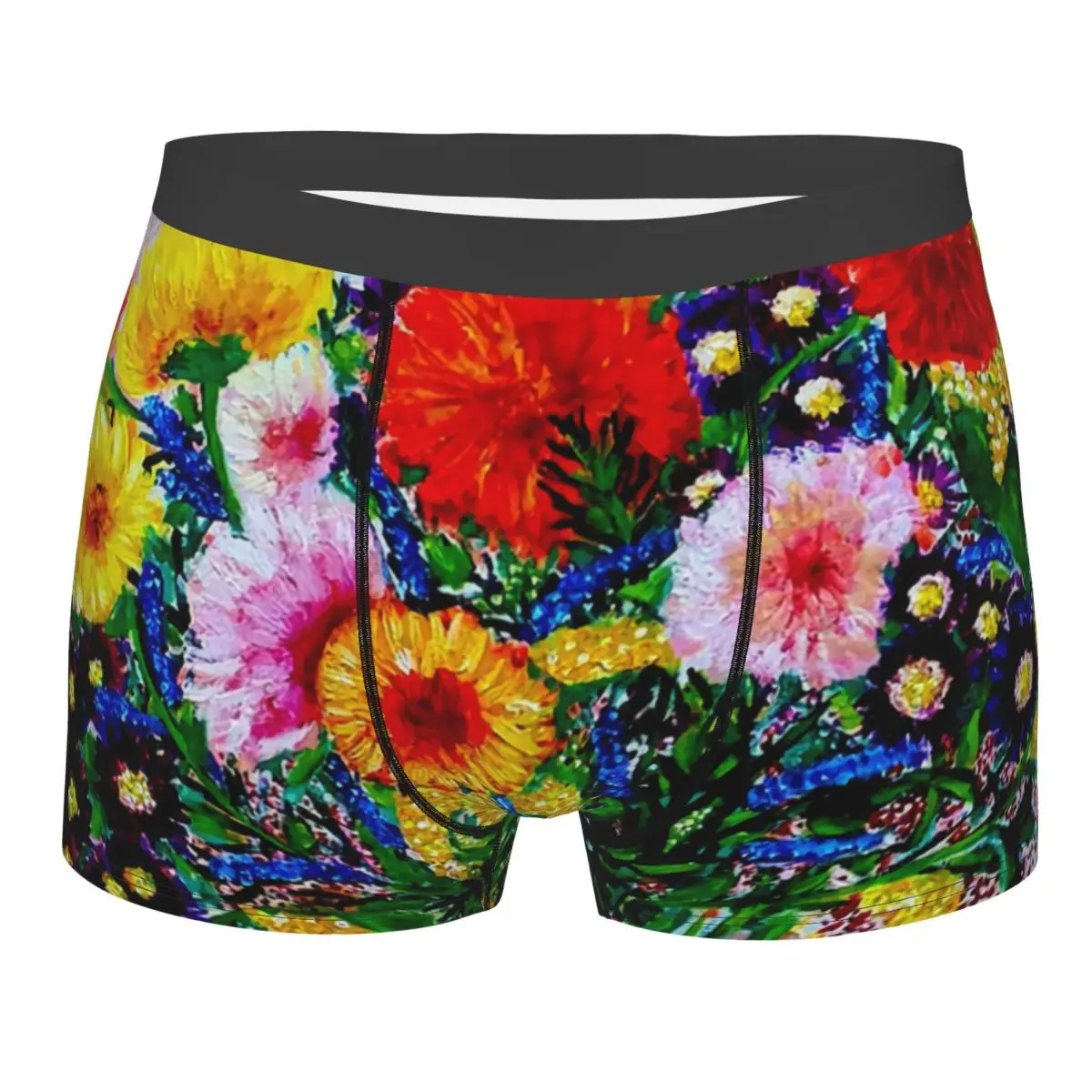 

Custom Flower Floral Arrangement Underwear Male Printed Gustav Klimt Painting Boxer Shorts Panties Briefs Soft Underpants