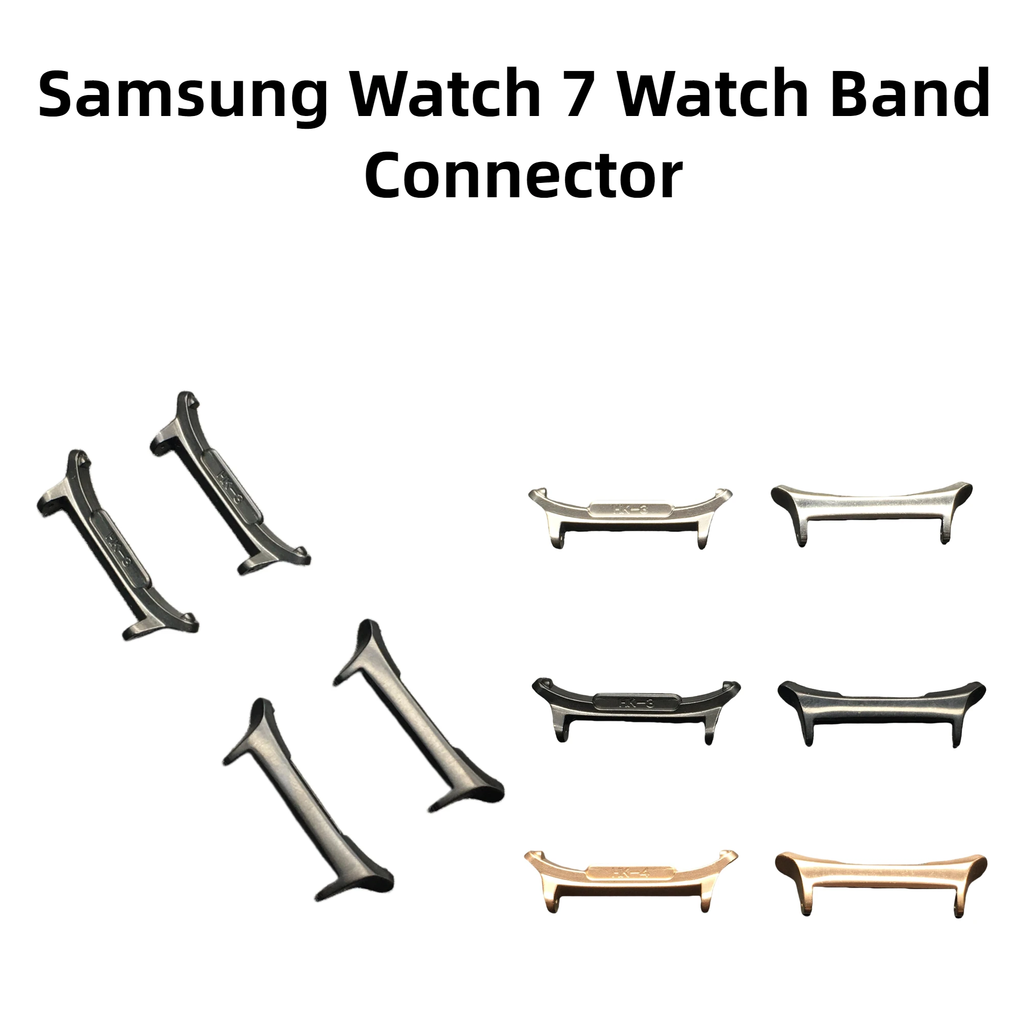 Watch Band Connector Compatible for Samsung Galaxy Watch Ultra 47mm, Stainless Steel Watch Band Connection Adapter for Samsung