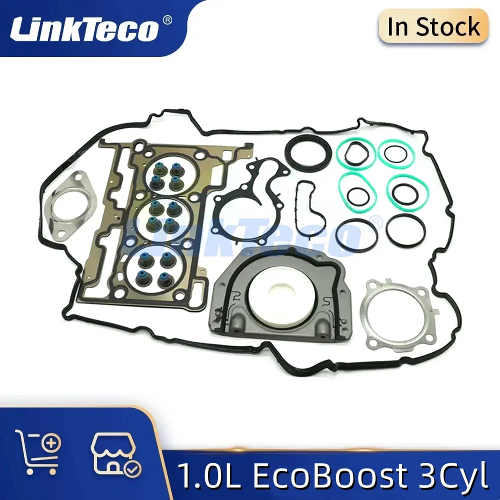 Car Engine Full Gasket Set for Ford B-Max C-Max Ecosport Fiesta Focus Mondeo Tourneo Transit Connect Courier 1.0 L EcoBoost 3Cyl