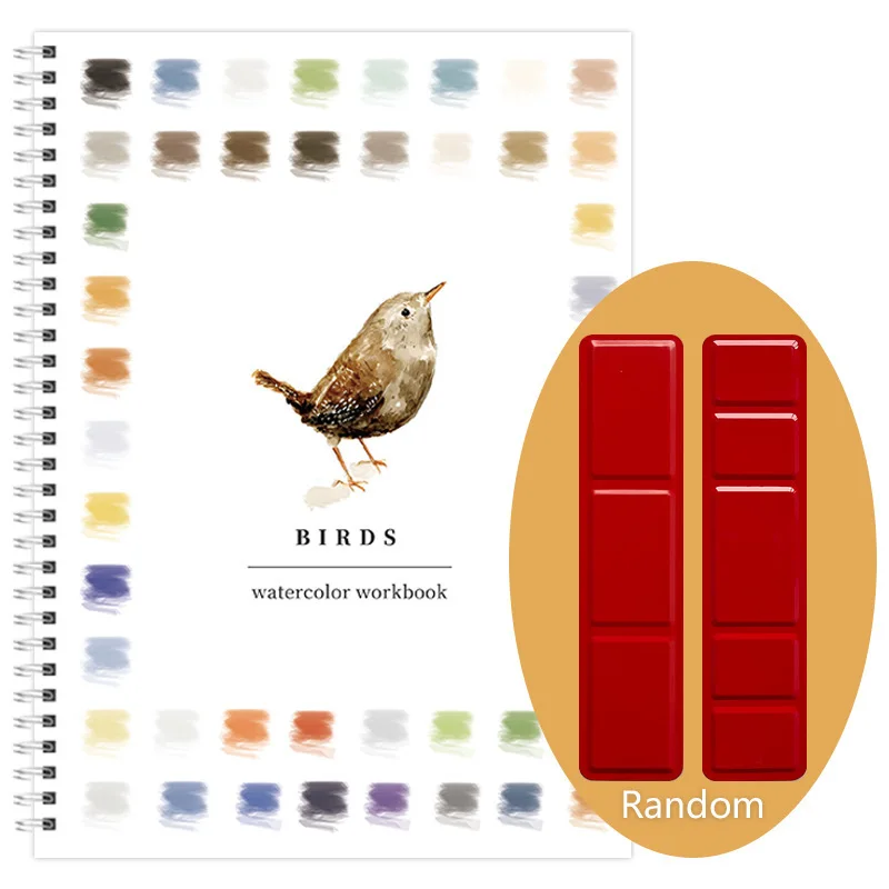 مصنف ألوان مائية احترافي من Bview Art - كراسة تلوين ورسومات من درجة الفنان مع ورق ألوان مائية #3