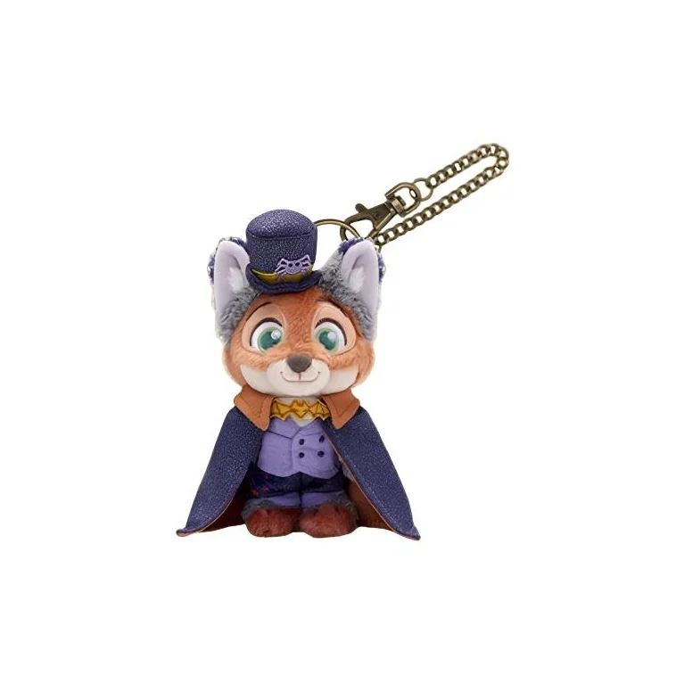 Disney x DISNEYLAND 2025 Halloween Zootopia Collection Nick Key Ring Plush Charms 13cm Height Shanghai Disney 400060476294