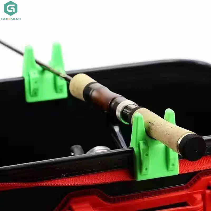 2Sets EVA Bucket Rod Holder For Fishing Safe Bucket Rod Holders Portable Fishing Rod Racks For Fishing Enthusiast And Beginners