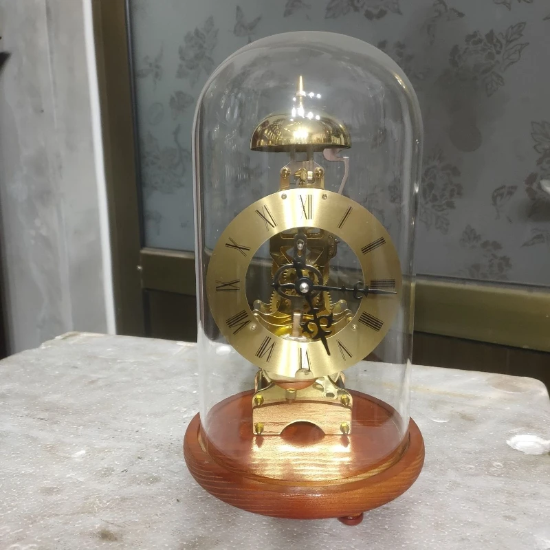 Vintage Mechanical Table Clocks Hour Chime Table Clocks Mechanical Lock Cylinder Desk Clocks Gorgeous Ornate Home Decor
