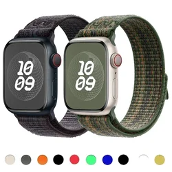 Apple Watch用ナイロンストラップ,iwatchシリーズ7 6 5,SE, 8ストラップ,49mm, 44mm, 40mm, 45mm, 41mm 42mm