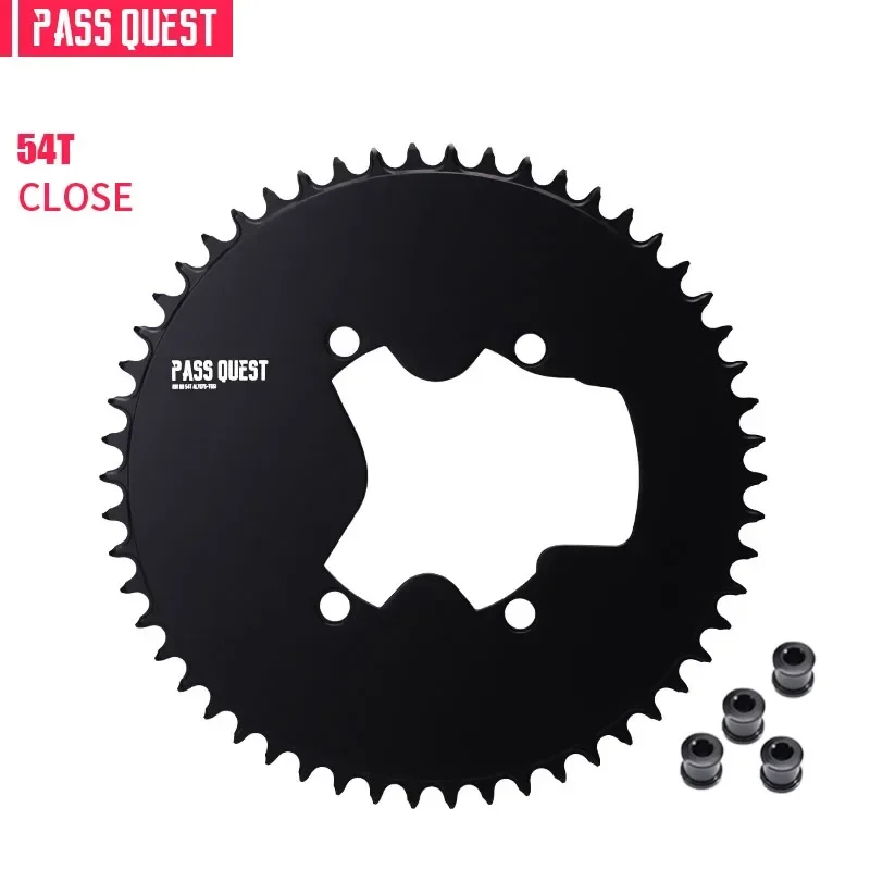 PASS QUEST 110 bcd kettingblad voor Shimano ULTEGRA r8000 dura ace R9100 105 r7000 Narrow Wide racefiets plaat enkele dishe 54 T