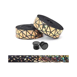 Bike Handlebar Tape Bike Grip with These Bicycle Handle Bar Tape for an Awesome Comfortable Ride Set of 2, Gold