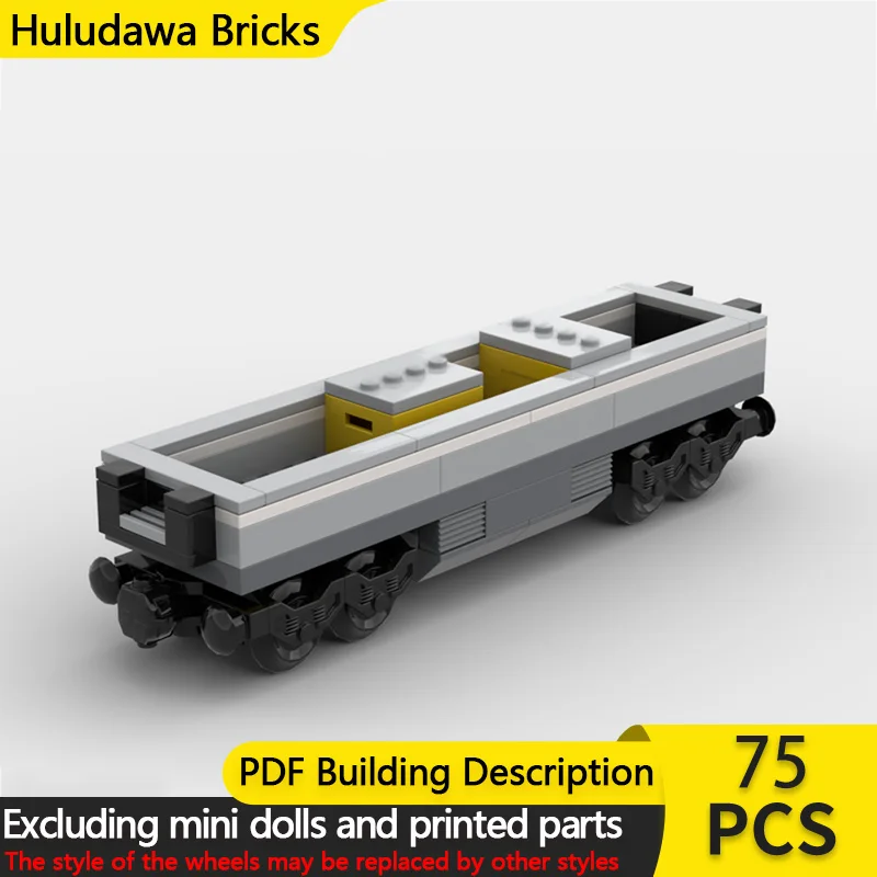 

Модель городской автомобиль MOC, строительные кирпичи 60197, перевозки с открытым поездом, модульная технология, детские праздничные подарки, сборные игрушки