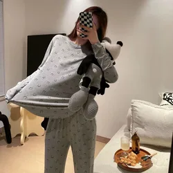 Two-Piece New Girls Casual Pajamas Set Girls Soft Skin-Friendly Homewear Set Girls Loose Plus Size Homewear Maternity Pajamas