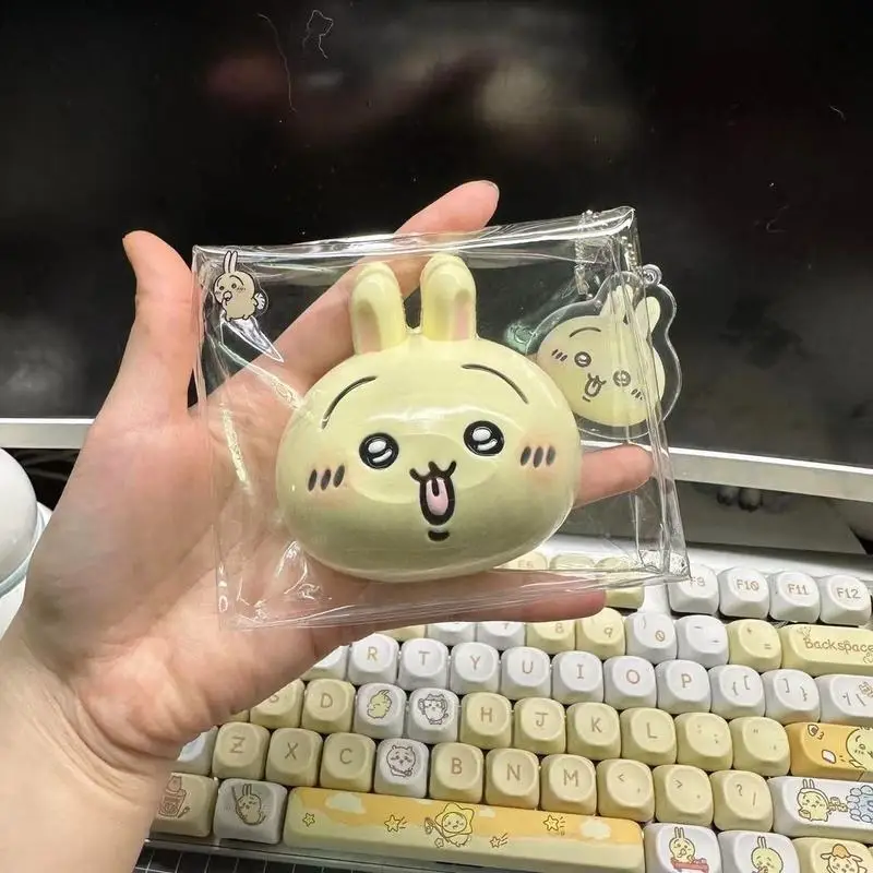 Jouet de Pétrissage en Silicone Fait à la Main, Usaqi Chiiikawa, Mignon, avec Rebond Lent, Outil de Décompression