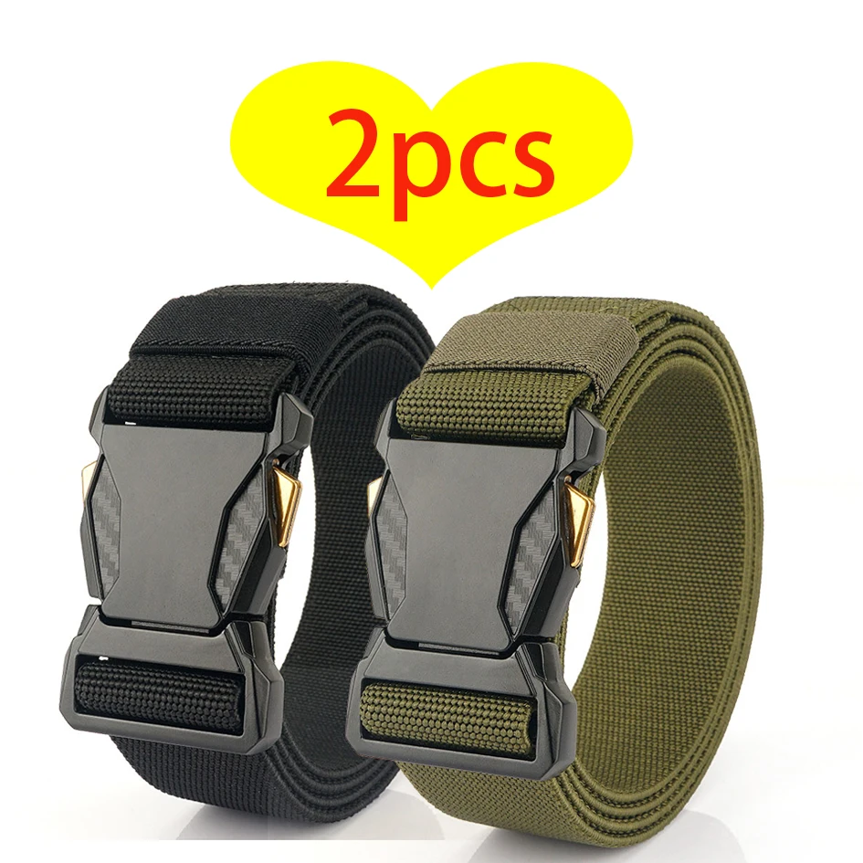 Men's Tactical Belt for Outdoor Sports; Waist Belt for Jeans; Casual Versatile Belt for Exercise and Training
