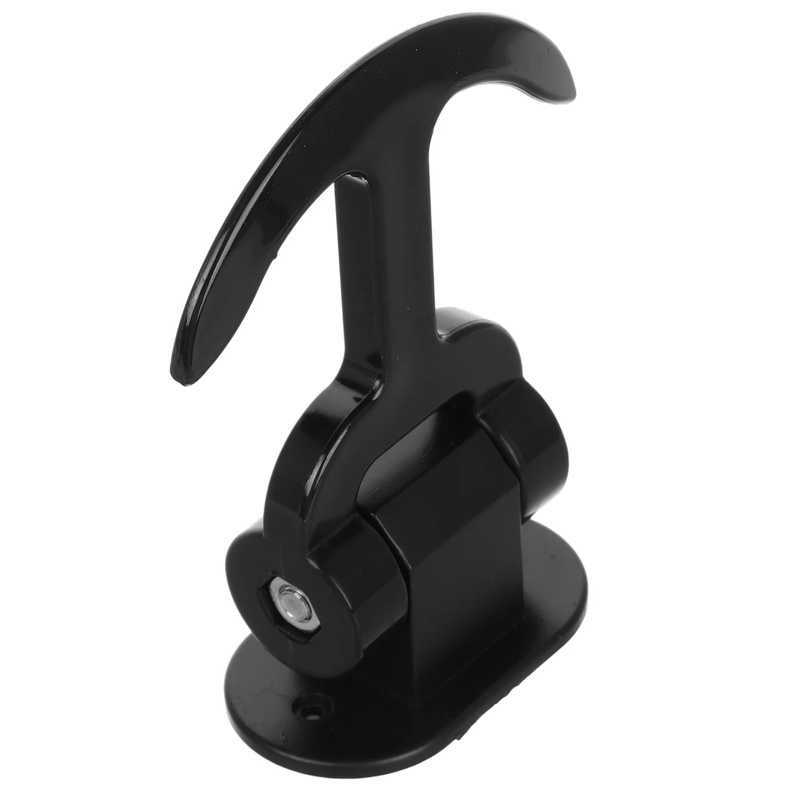 Triangle Shaped Black Drag Chain Hook Automotive Bumper Modification Racing Tow Pull Ring Durable Abs Quick Install