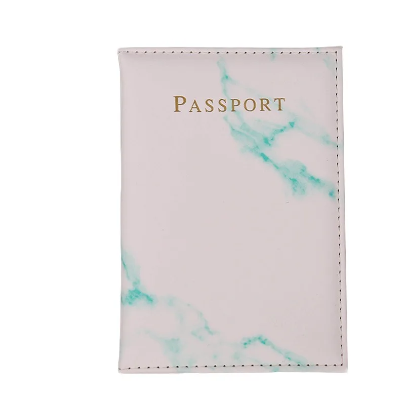 Porte-passeport coloré en PU, couvertures de passeport de voyage, housse de protection, porte-carte d\'identité et de crédit, accessoires de voyage