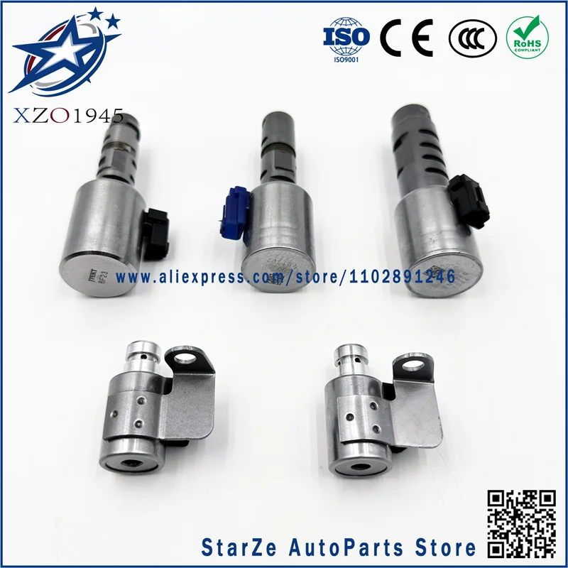 5 pçs novo ka313 k313 cvt transmissão shift controle solenóides válvula kit para toyota para corolla para helix altis zre172 carro accesso