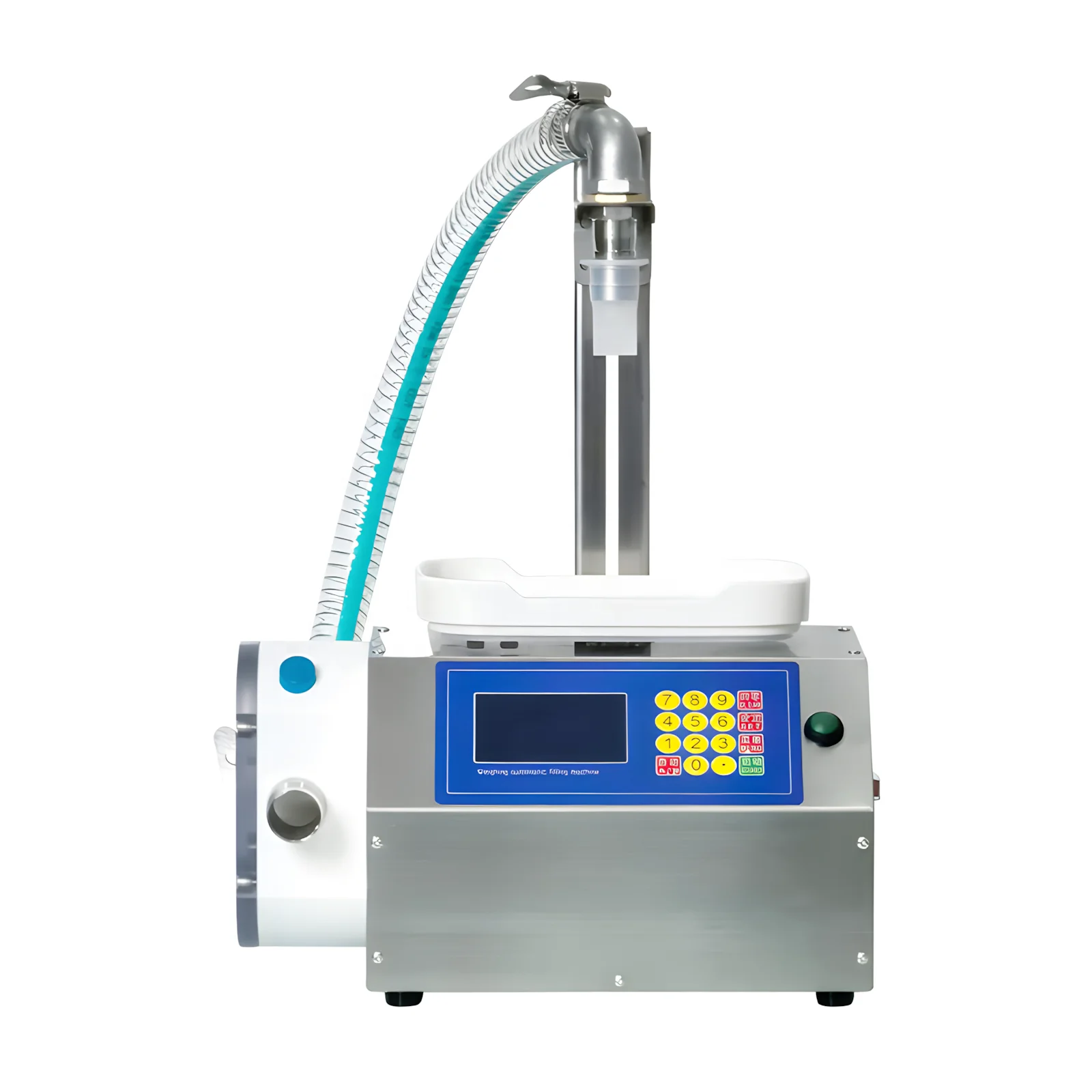 

Semi-automatic Gear Pump Digital Control Weighing Viscous Liquid Shampoo Conditioner Glycerin Body Wash Gel Filling Machine