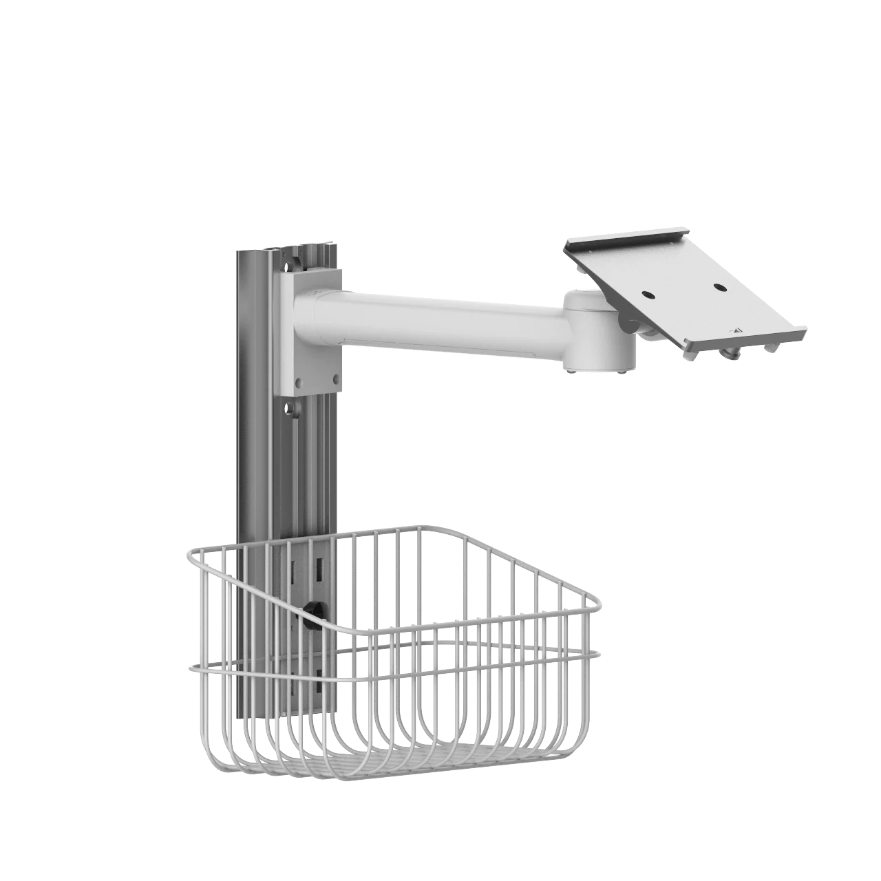 Hot selling aluminum Patients monitors machine wall stand for hospital and clinic