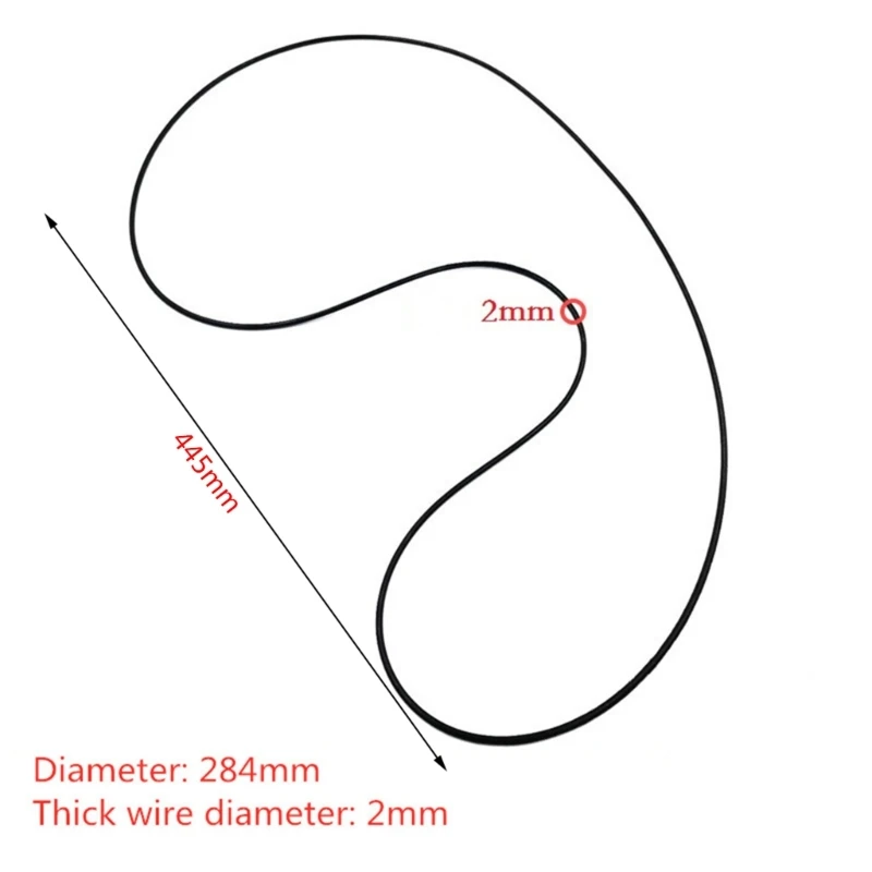 محرك مربع حزام DVD كاسيت مسجل الشريط القرص الدوار حزام 284 مللي متر قسم دائري