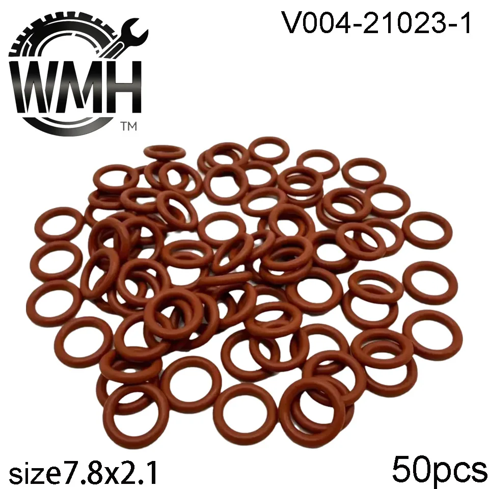50 Stück Kraftstoffeinspritzer O-Ring O-Ringe 21023-1 Größe ist 7,8 x 2,1 mm Autozubehör