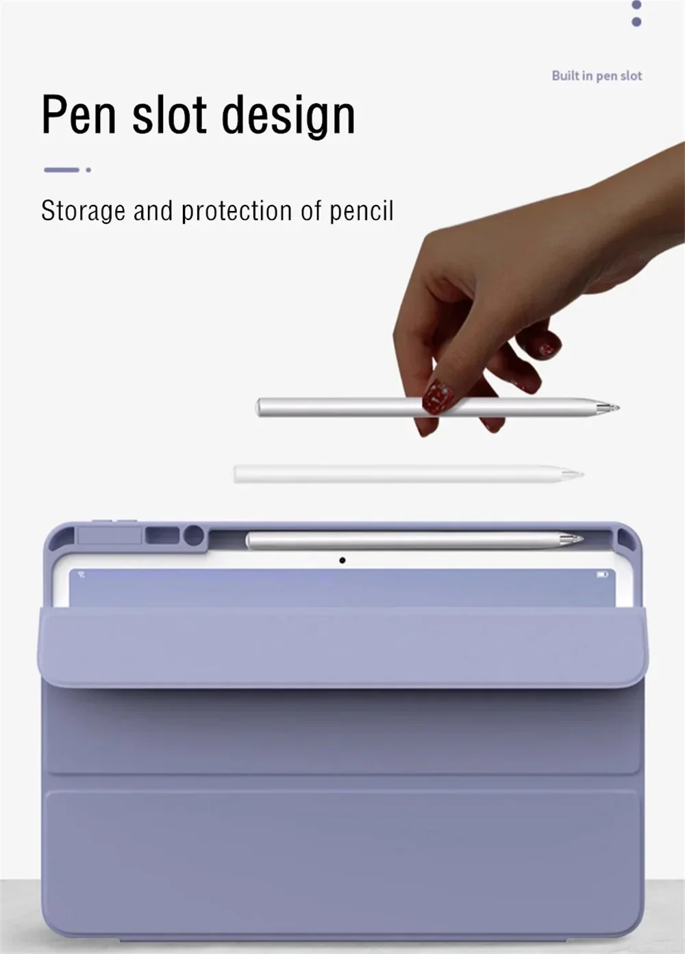 Clear Acrylic Case For Huawei Matepad Air 11.5 2023 11 10.4 Pro 11 10.8 Pencil Holder Cover For Honor pad V6 V7 10.4 Inch Cases