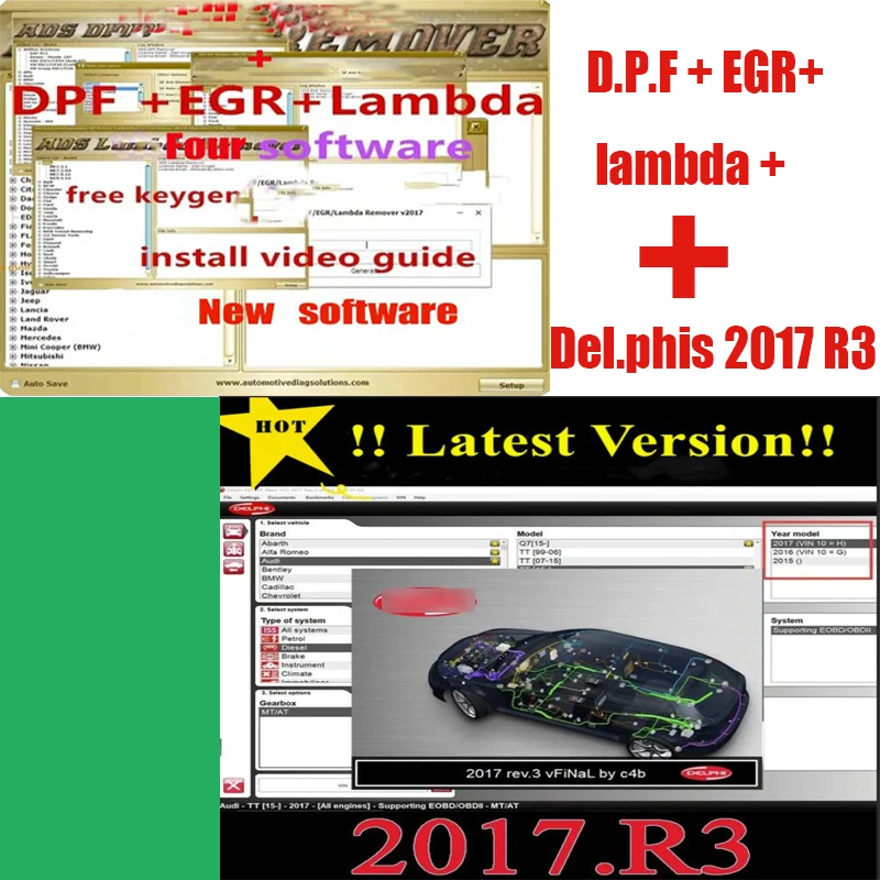 Multidiag 2017.R3 diagnostic software tools DPF+EGR Lambda Remover Full 2017.5 Version Software+Unlock keygen+Install Video