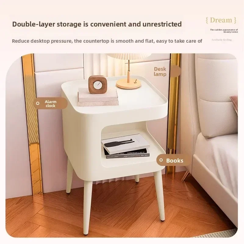 Modern Cream wind living room sofa side table bedside table wrought iron creative bedside small coffee table small table