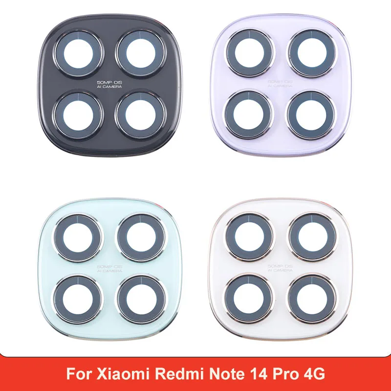 Back Rear camera Lens Glass for Xiaomi Redmi Note 14 Pro 4G Camera Glass Lens