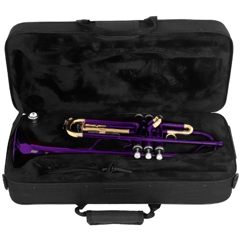 Musical Instrument Trumpet in B Flat Playing Type Trumpet Beginner General Standard Set Horn