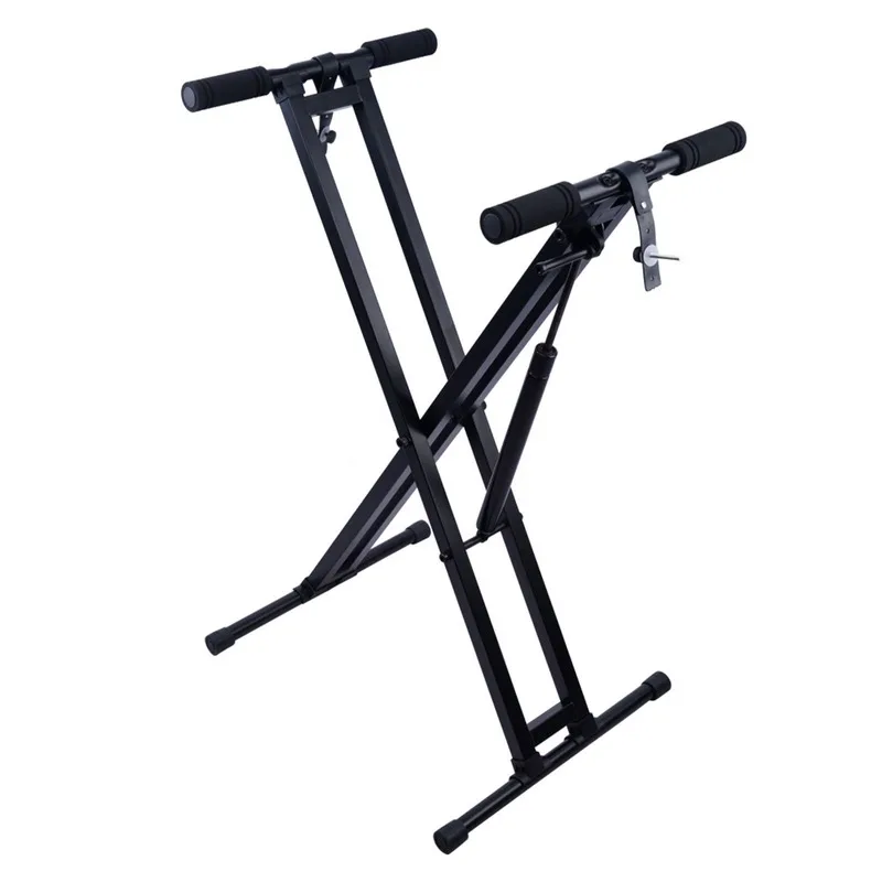 

Hooqu Electric Piano Keyboard Stand Hydraulic X-Frame Gas Spring X Keyboard Stand For Electronic Keyboards