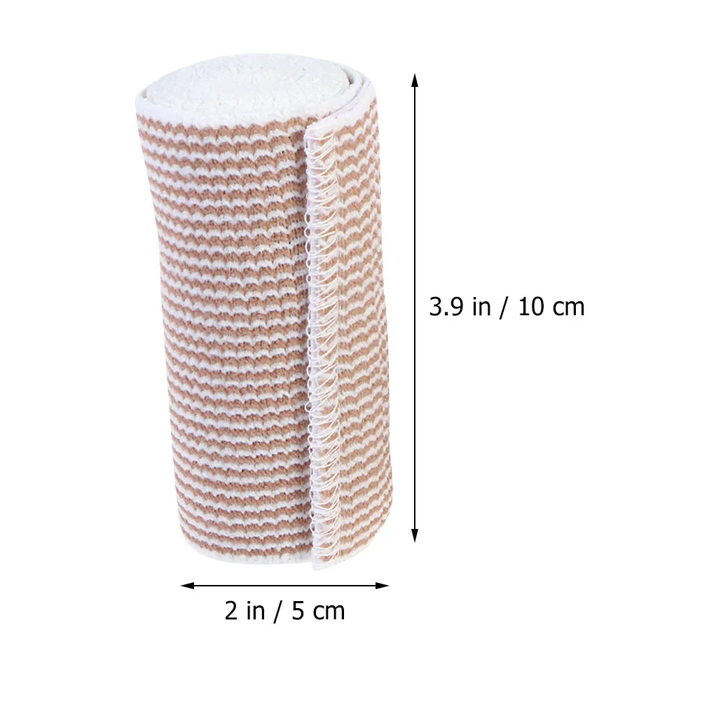 2 Rolls Elastic Pressure Bandage Breathable Self Adhesive Sports Wrap Elastic Wrap for Wrist Ankle Knee Athletic Support Sports