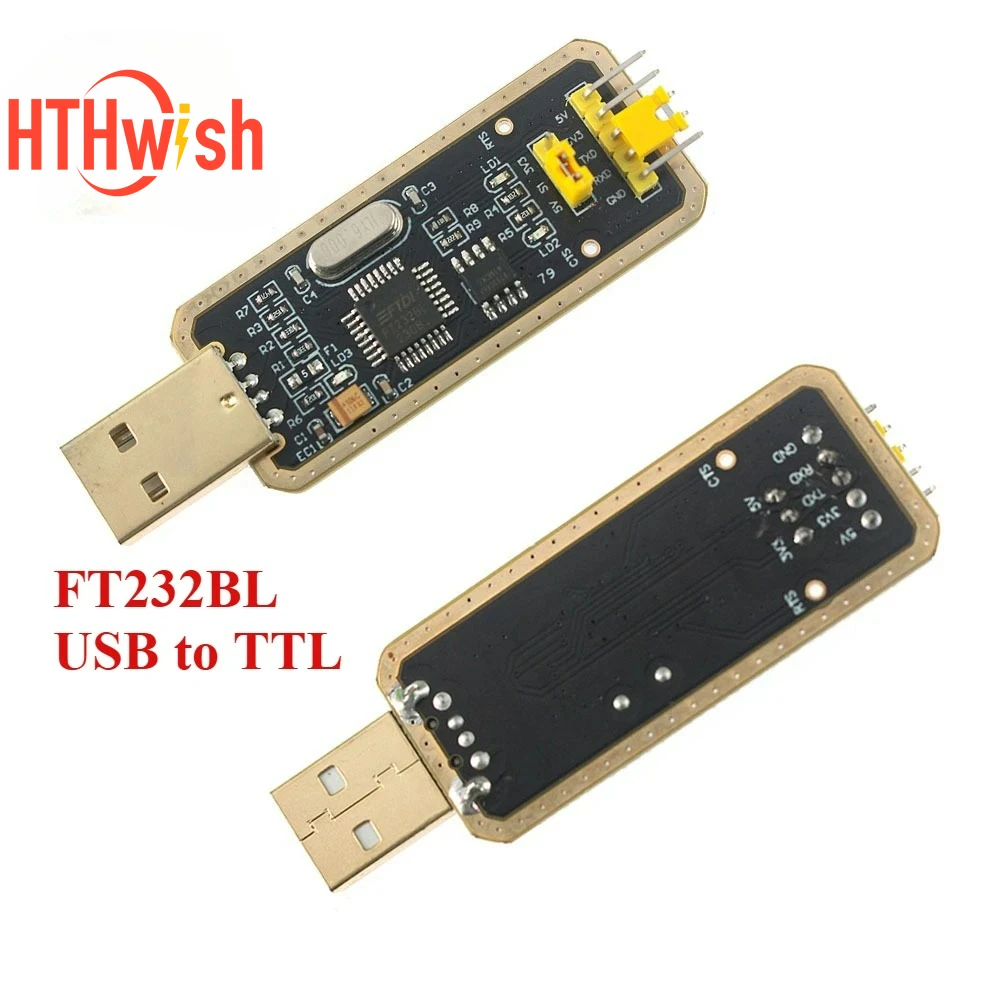 FT232 USB 2.0 إلى TTL مستوى تحميل كابل إلى لوحة تسلسلية وحدة محول FT232BL 5 فولت 3.3 فولت مصحح الأخطاء إلى 232 دعم win10