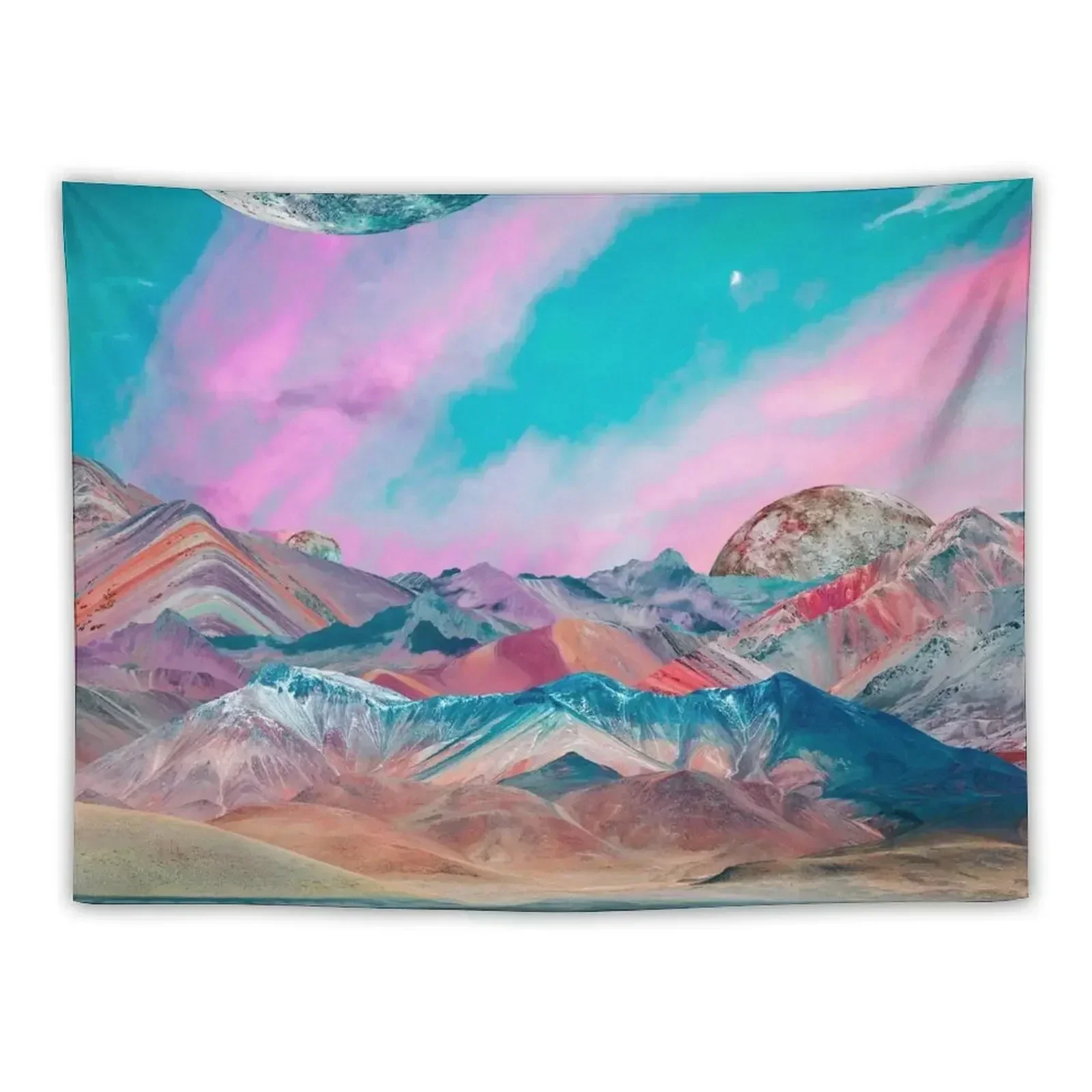 

Pastel Mountains Tapestry Things To Decorate The Room Room Aesthetic Decor Aesthetics For Room Hanging Wall Tapestry