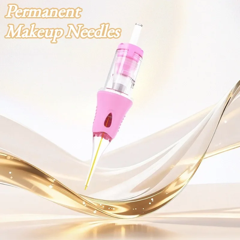 10PCS Universal Permanent Makeup Needles Professional Tattoo Needles Tattoo Supplies Coloring Nano Integrated Full Throw Needle