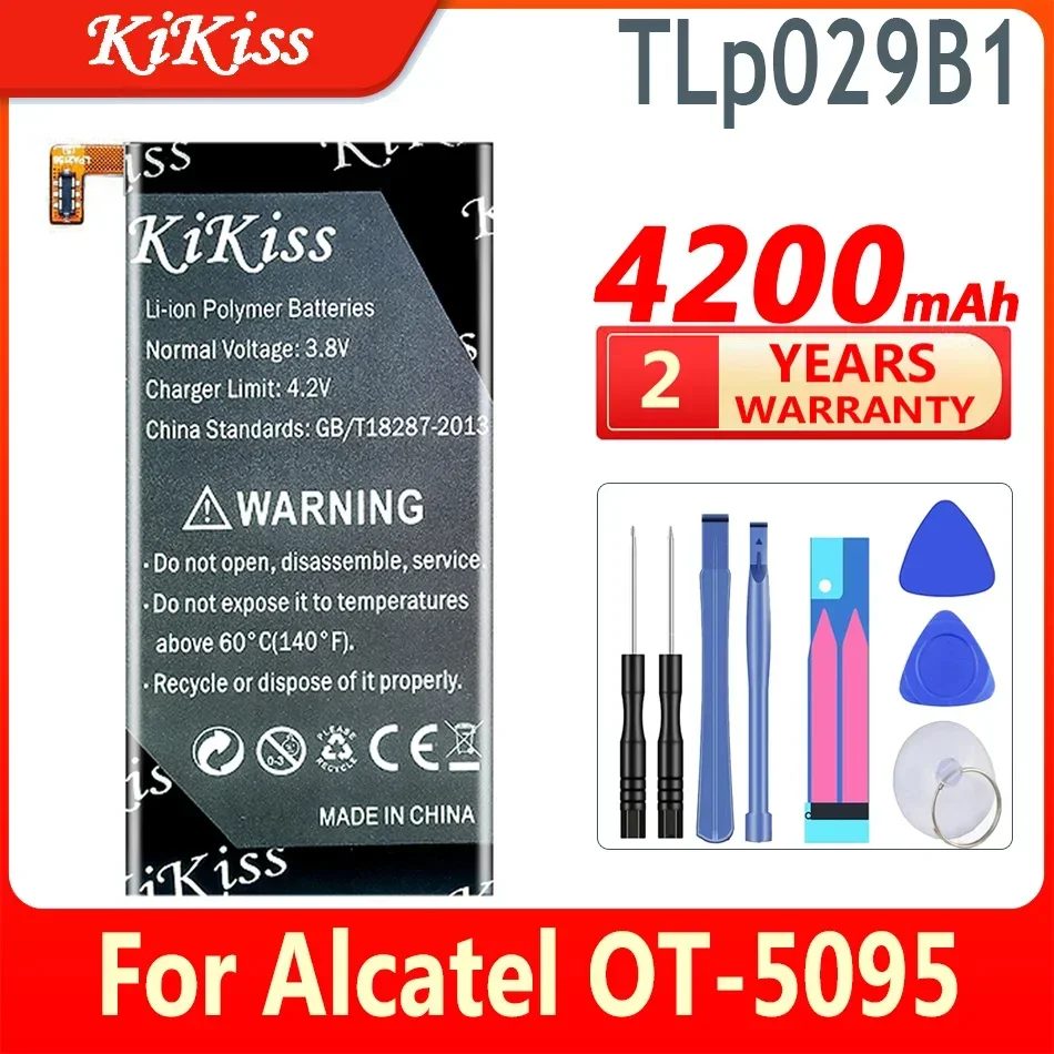 4200mAh TLp029B1 Аккумулятор для Alcatel Pop 4S OT-5095 OT-5095B OT-5095I OT-5095K OT-5095L Touch Pop4S для TCL 550
