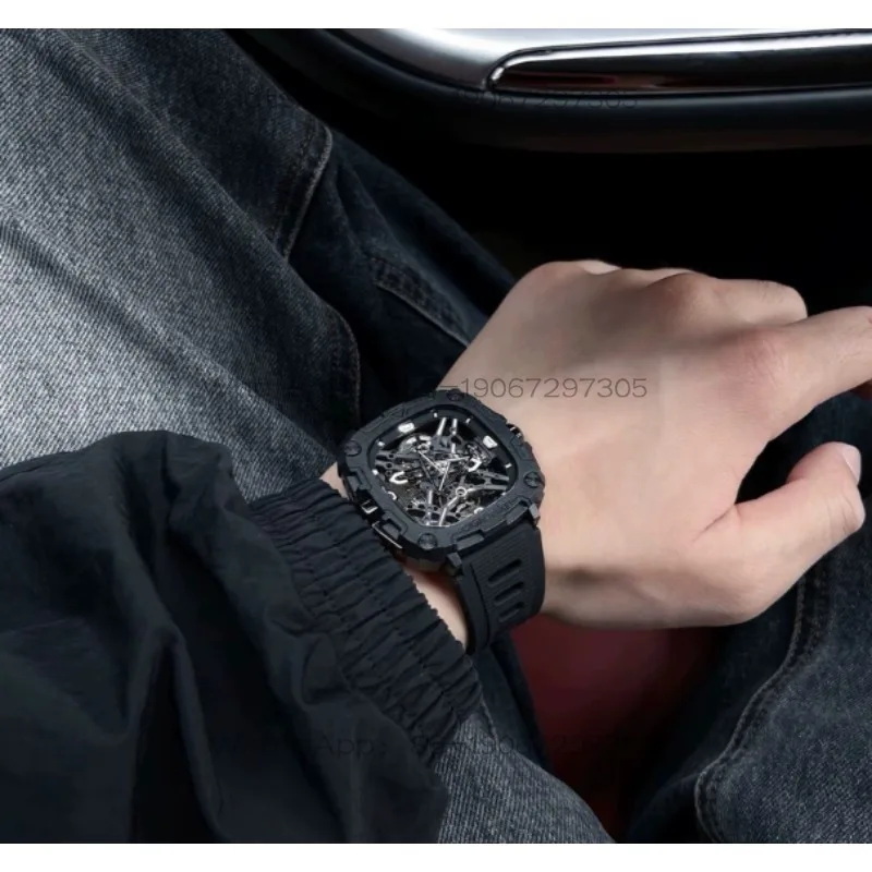 Suitable for Mechanical Watches Double-sided Hollow Men's Watches